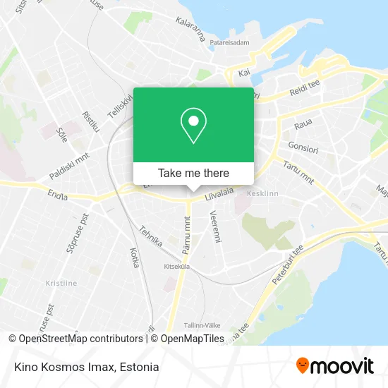 Kino Kosmos Imax map