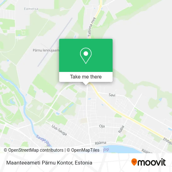 Карта Maanteeameti Pärnu Kontor