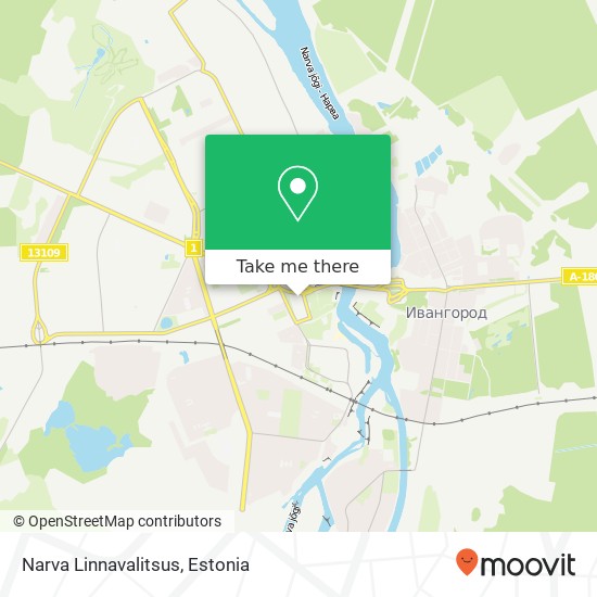 Narva Linnavalitsus map