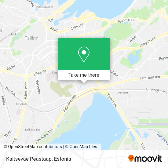 Карта Kaitseväe Peastaap
