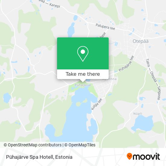 Pühajärve Spa Hotell map