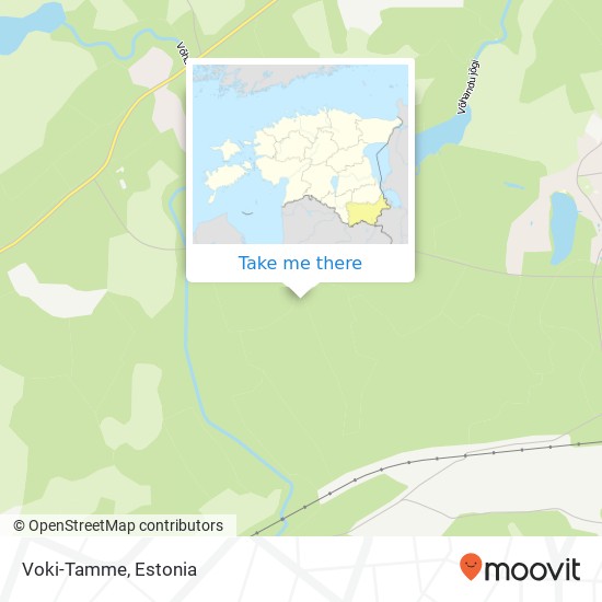 Voki-Tamme map