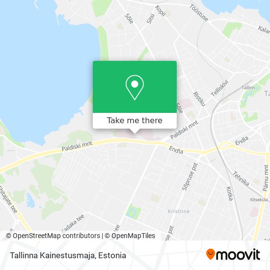 Tallinna Kainestusmaja map