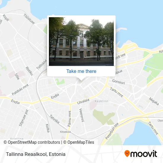 Карта Tallinna Reaalkool