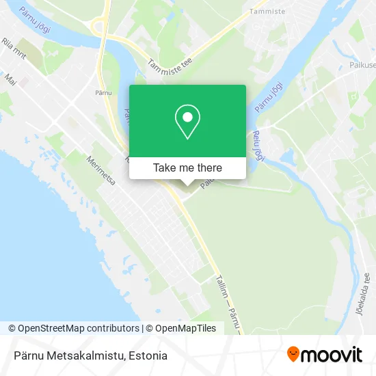Карта Pärnu Metsakalmistu