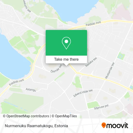 Карта Nurmenuku Raamatukogu