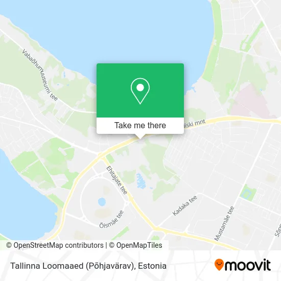 Карта Tallinna Loomaaed (Põhjavärav)