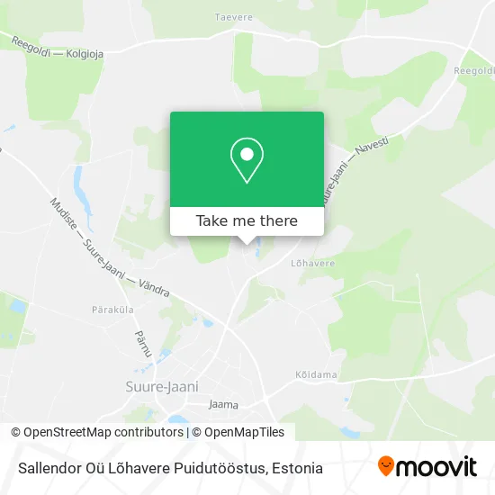 Карта Sallendor Oü Lõhavere Puidutööstus