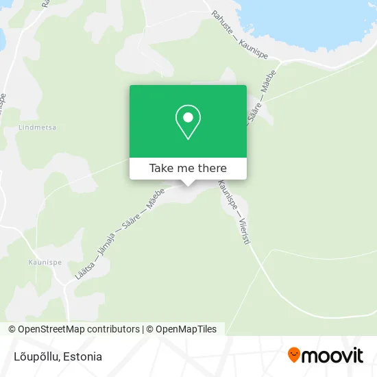 Карта Lõupõllu