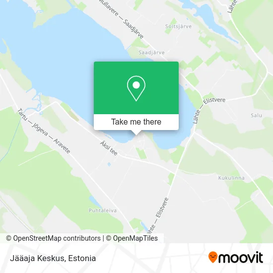 Jääaja Keskus map