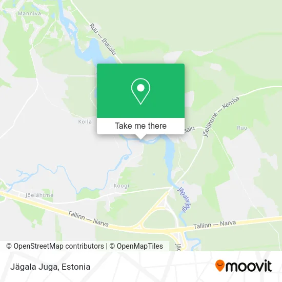 Карта Jägala Juga
