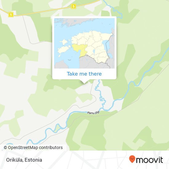 Карта Oriküla