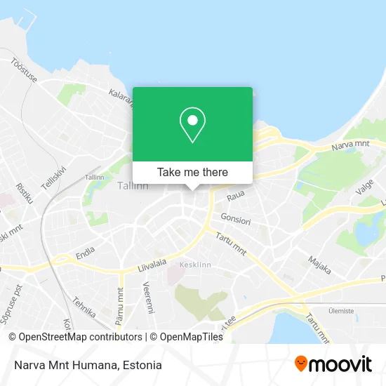 Карта Narva Mnt Humana