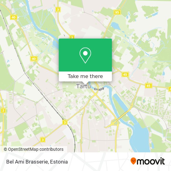 Bel Ami Brasserie map