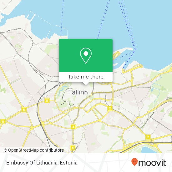 Embassy Of Lithuania map