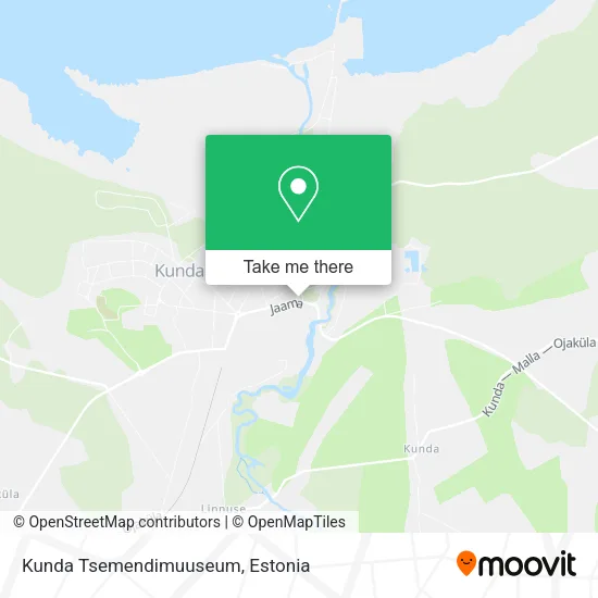 Карта Kunda Tsemendimuuseum
