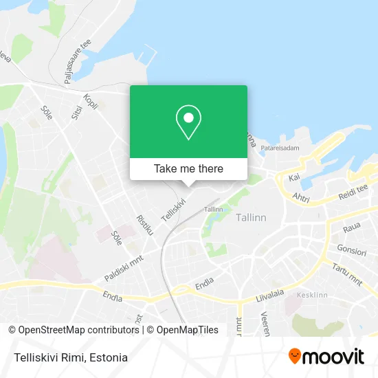 Telliskivi Rimi map