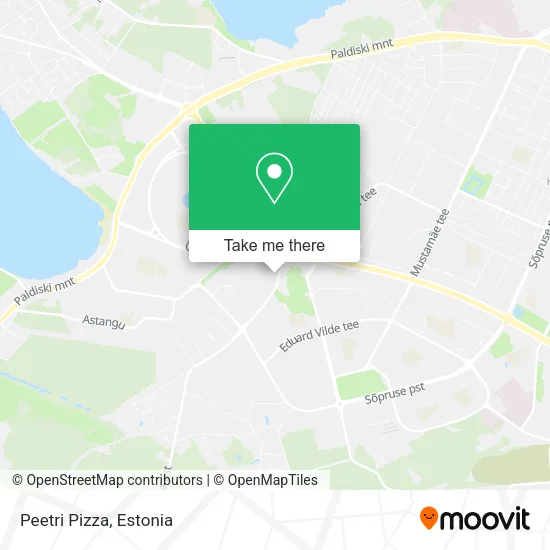 Peetri Pizza map
