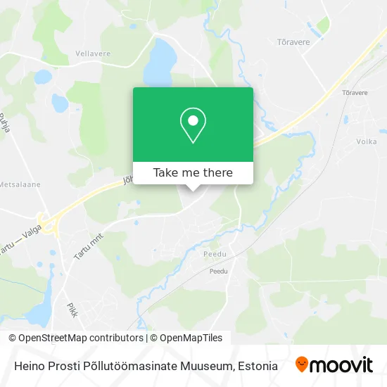Карта Heino Prosti Põllutöömasinate Muuseum
