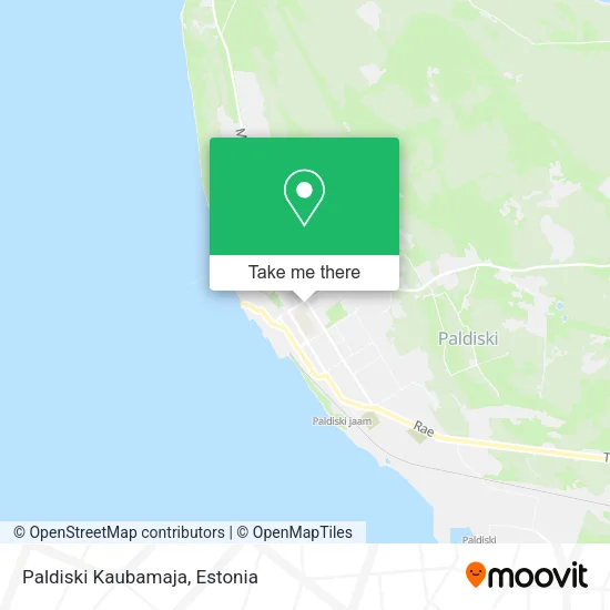 Paldiski Kaubamaja map
