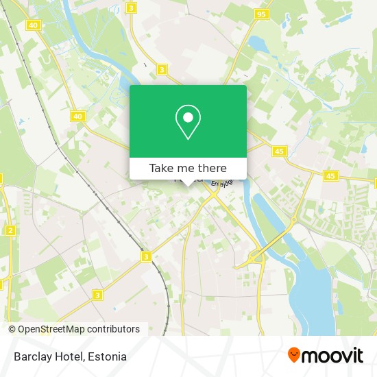 Barclay Hotel map