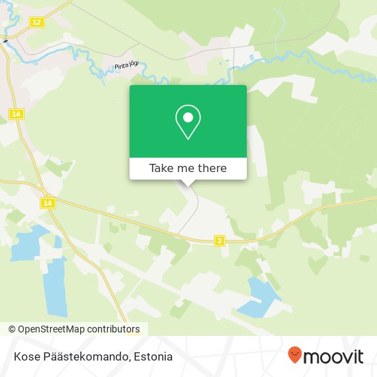 Kose Päästekomando map