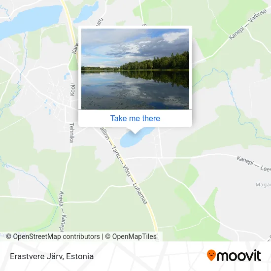 Erastvere Järv map