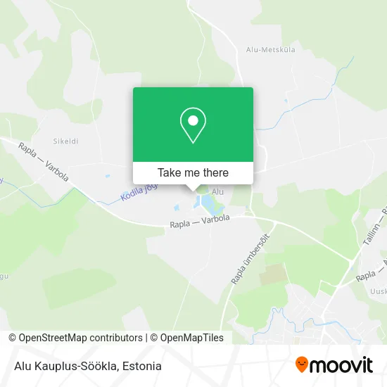 Alu Kauplus-Söökla map