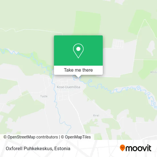 Oxforell Puhkekeskus map