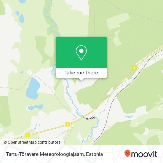 Карта Tartu-Tõravere Meteoroloogiajaam
