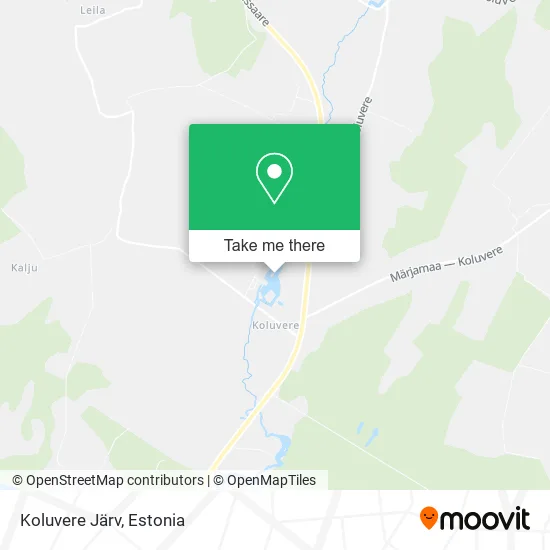 Карта Koluvere Järv