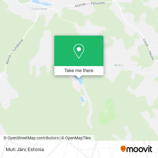 Карта Muti Järv