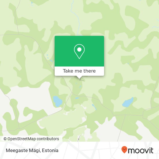 Карта Meegaste Mägi