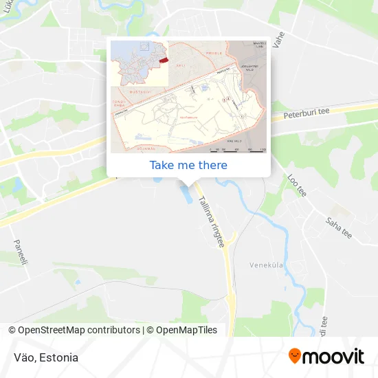 Карта Väo
