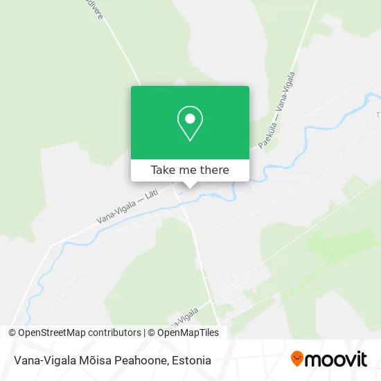 Карта Vana-Vigala Mõisa Peahoone