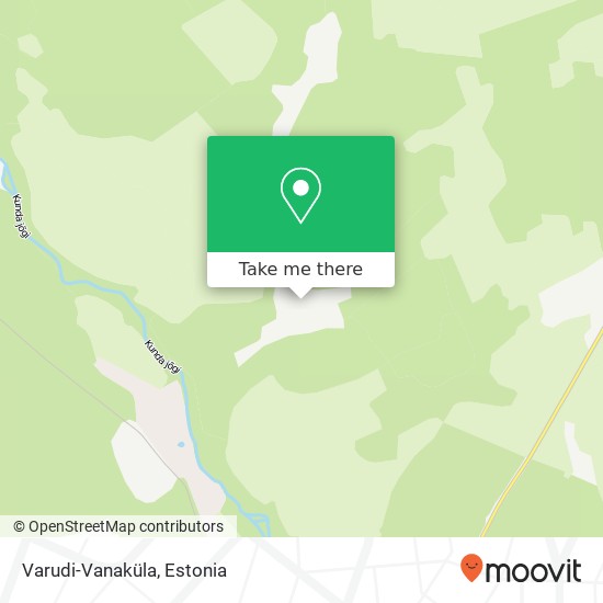 Карта Varudi-Vanaküla