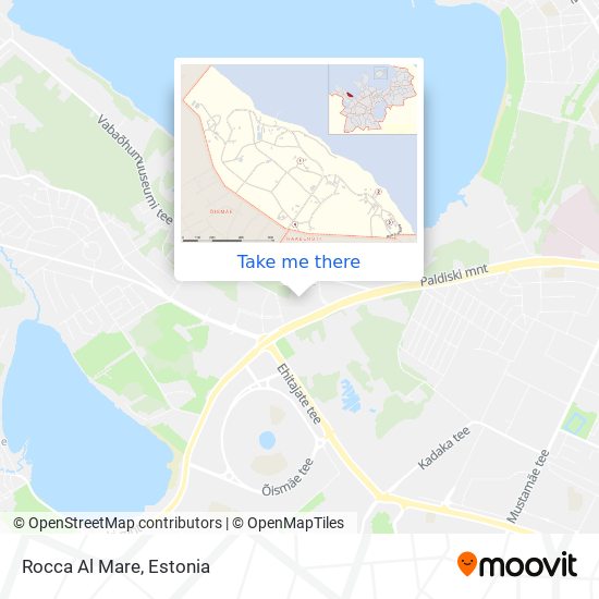 Карта Rocca Al Mare