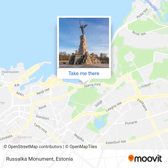 Карта Russalka Monument