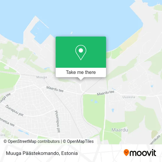 Muuga Päästekomando map