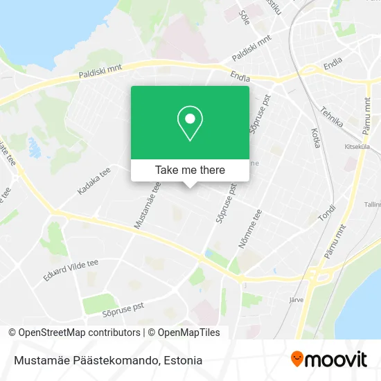 Карта Mustamäe Päästekomando