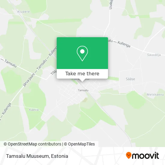 Карта Tamsalu Muuseum