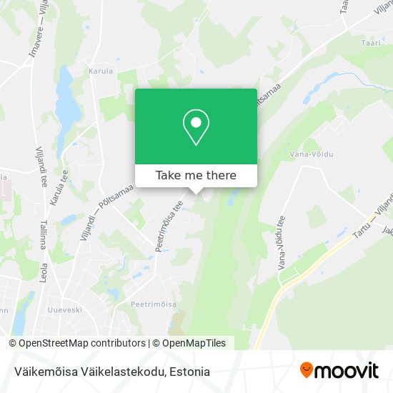 Väikemõisa Väikelastekodu map