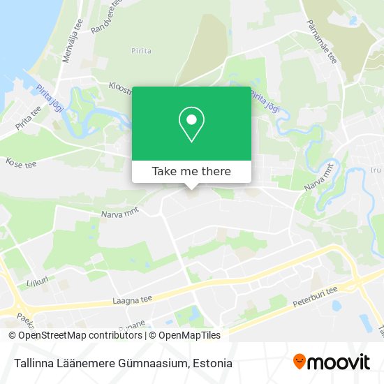 Tallinna Läänemere Gümnaasium map