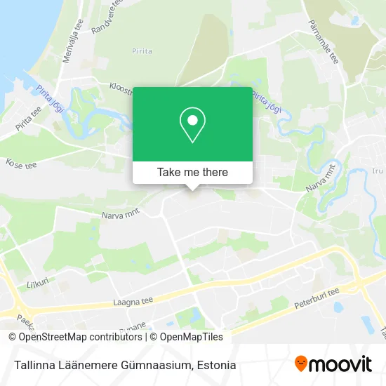 Tallinna Läänemere Gümnaasium map