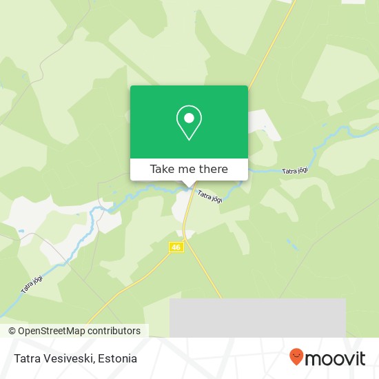 Карта Tatra Vesiveski
