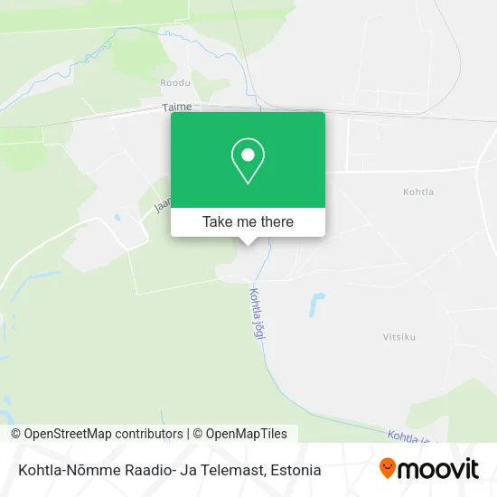 Kohtla-Nõmme Raadio- Ja Telemast map