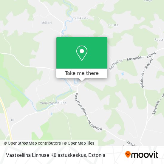 Vastseliina Linnuse Külastuskeskus map