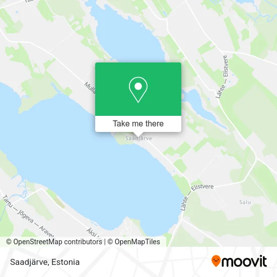 Карта Saadjärve