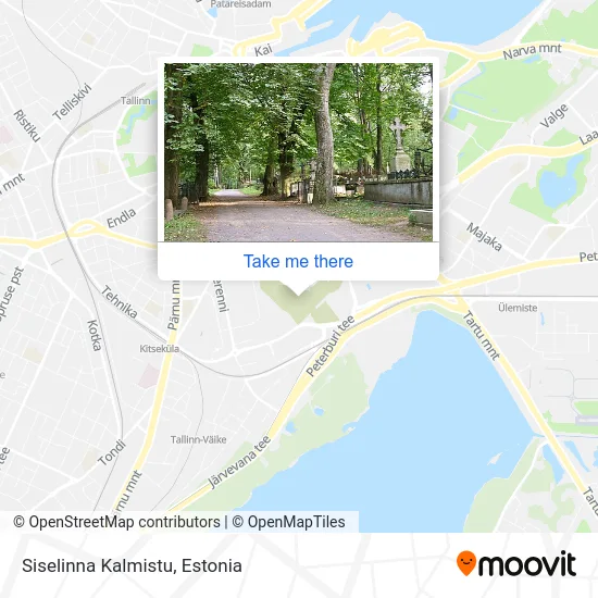 Карта Siselinna Kalmistu