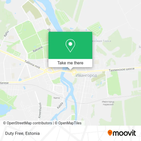 Карта Duty Free